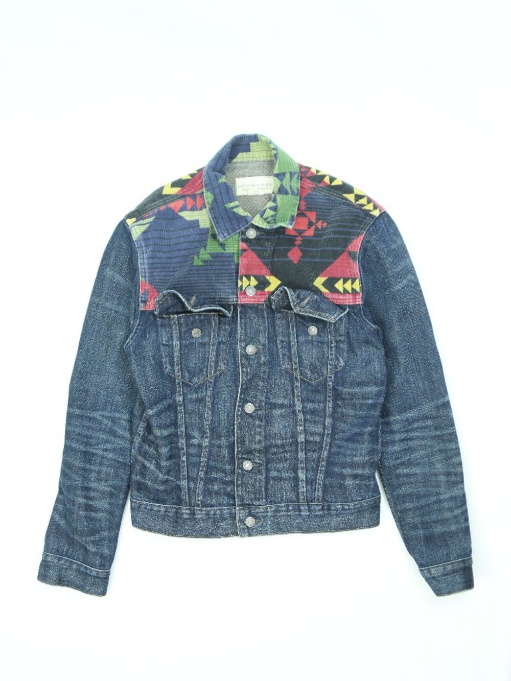 Men's Denim & Supply Ralph Lauren Southwestern-inspired Denim Jacket Size Small